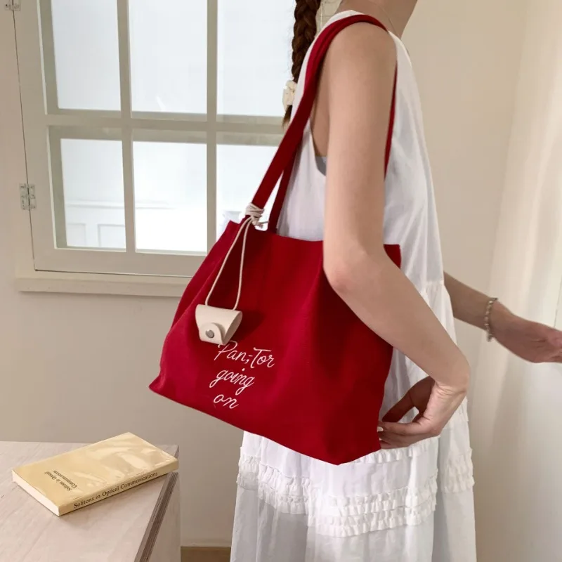 

Canvas Tote Bag for Women Shoulder Bags Simple Purse and Handbags Designer Bags Shopping Bag Class Bags for Women Сумка Женская