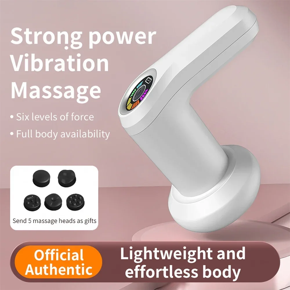

Fascia Gun Portable Muscle Massage Gun Deep Muscle Tissue Percussion Massager For Athletes Body Fat Burner Body Slimming Massage