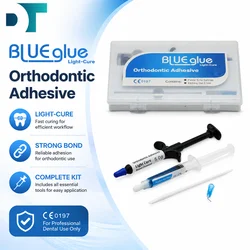 Dental Orthodontic Adhesive Blue Glue Resina Para Ortodonci Kit Bonding System Light Curing Adhesive Paste Dentistry 1/5/10boxes