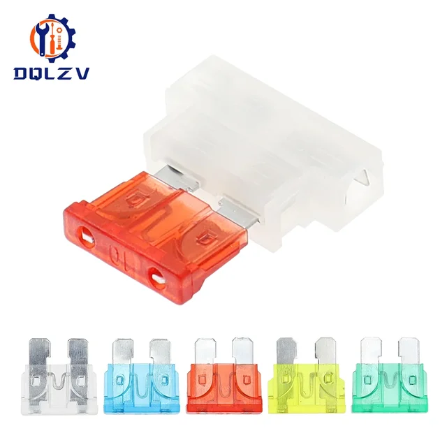 Średni uchwyt bezpiecznika samochodowego z bezpiecznikiem samochodowym ATC ATO Blade Fuse 1A 2A 3A 4A 5A 7.5A 10A 15A 20A 25A 30A 35A 40A