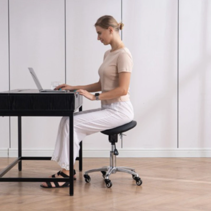 Ergonomic Saddle Chair Seat Angle Adjustable Riding Experimental Chair Lifting Stool