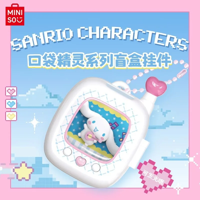 

Miniso Pocket Elf Series Blind Box Hellokitty Melody Anime Figure Mini Model Decoration Ornament Kids Girls Fans Gift