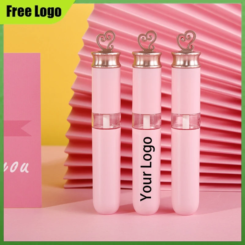 30/40/50pcs/Lot Pink Lip Gloss Tubes Wholesale Bulk Travel Portable Empty Lipgloss Container  For Cosmetics Bottle Drop Shipping