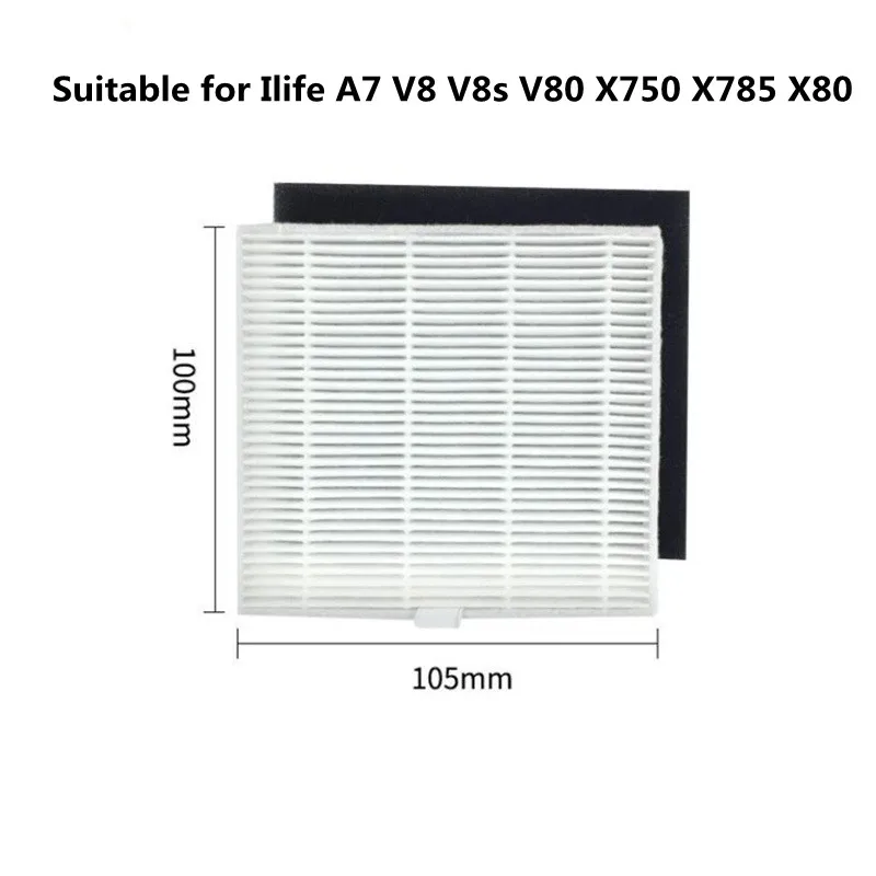 Suitable for Ilife Sweeper Accessories A7 V8 V8s V80 X750 X785 X80 Filter Element