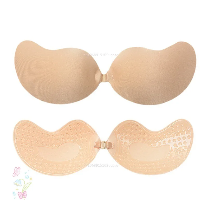 Nuevo sujetador adhesivo Invisible sin tirantes, sujetadores push-up sin tirantes, lencería de mujer, cubiertas de silicona sin costuras, Bralette, ropa interior