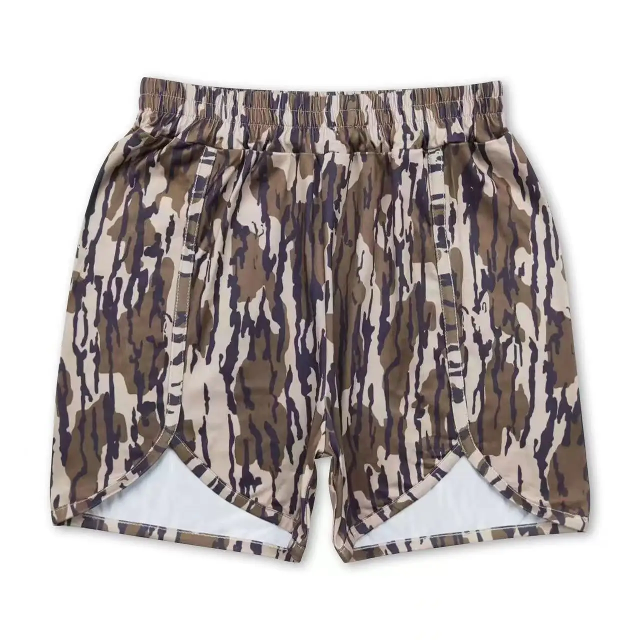 2026 Women's Clothing Camouflage Boxer High-waisted Shorts Pants Spring Summer