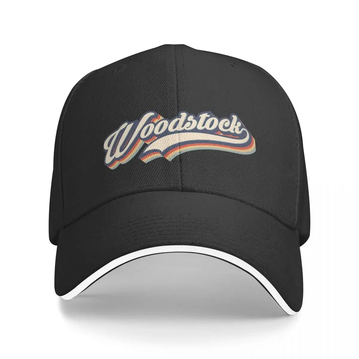 

Woodstock T-ShirtI Love Woodstock City USA Retro Vintage Baseball Cap Gentleman Hat Horse Hat Women's Hats For The Sun Men's