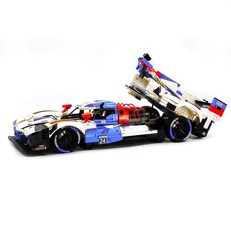 Custom EIKEE Y18082 MOC Technische Sport Voertuig Bouwstenen Bricks Assemblage Model Puzzel DIY Speelgoed Jongens Kerstcadeaus Kinderen