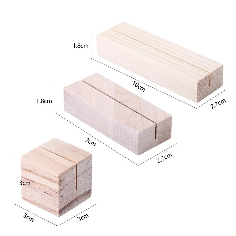 Bureau Organizer Kaarthouder Foto Ondersteuning Bericht Ambachten Klemmen Natuurlijk Hout Memo Clips Desktop Stand Fotohouder