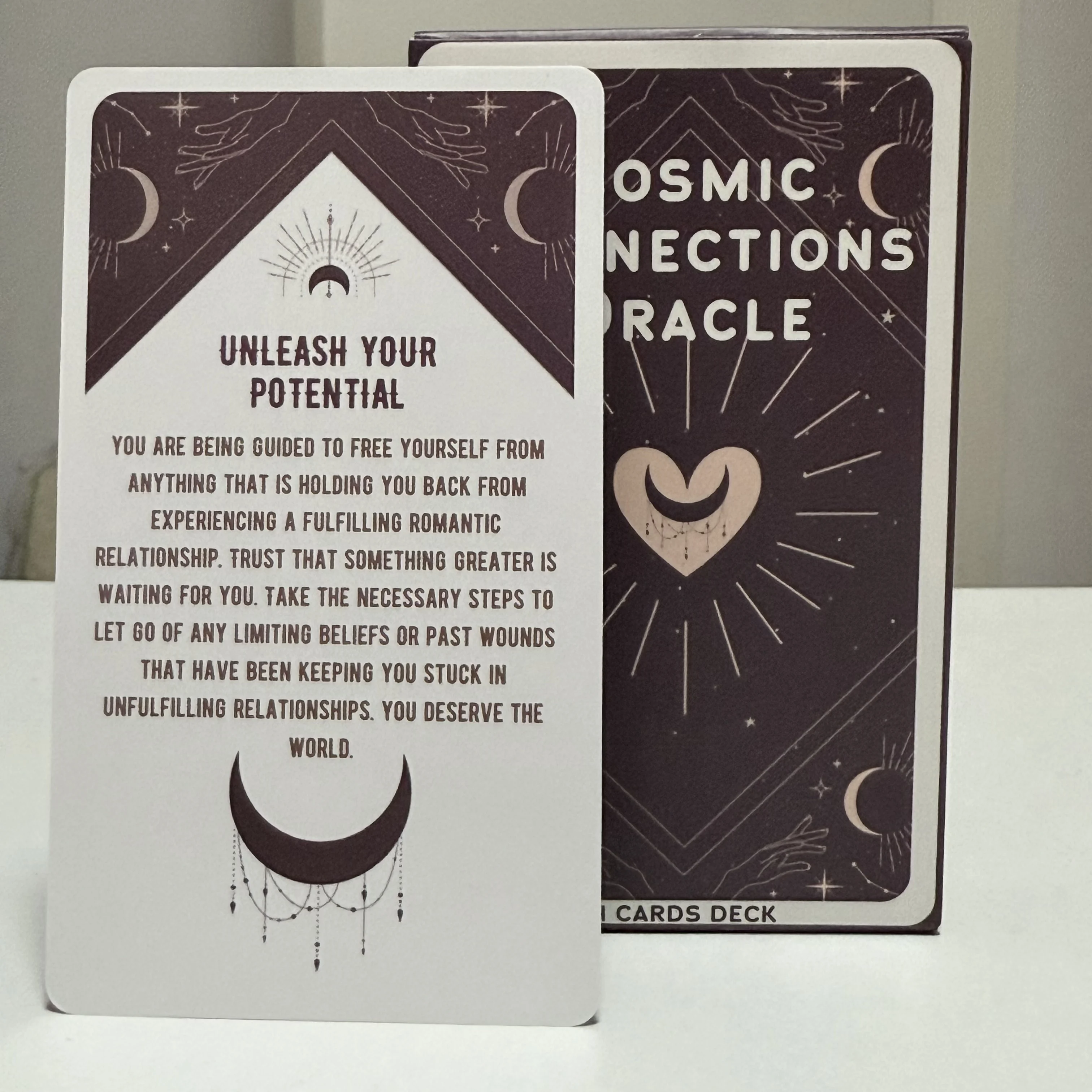 Cosmic Connections Oracle deck 54pcs Oracle Cards Board Game Divination Tell The Love & Relationship