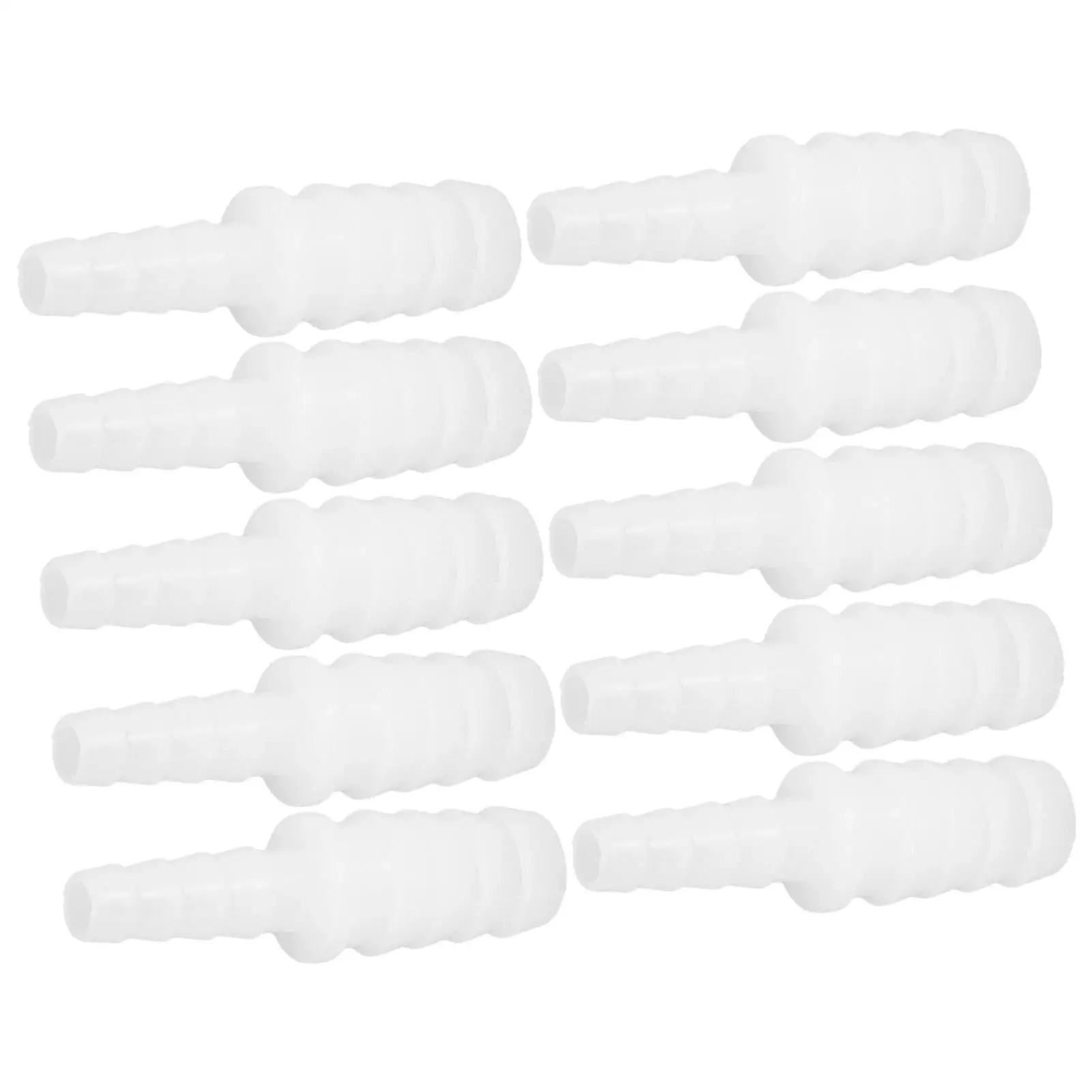 10 peças conectores de mangueira de tubo pe 6-9/12mm-acessórios de cotovelo de pagode pp para aquário tanque de peixes e oxigênio