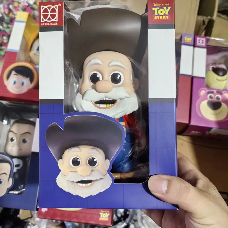 W magazynie Oryginalny Herocross 15cm Toy Story Kłapouchy Małe Zielone Mężczyźni Alien Andy Clown Mobilna Ręczna Kolekcja Zabawek Ozdoba Prezent