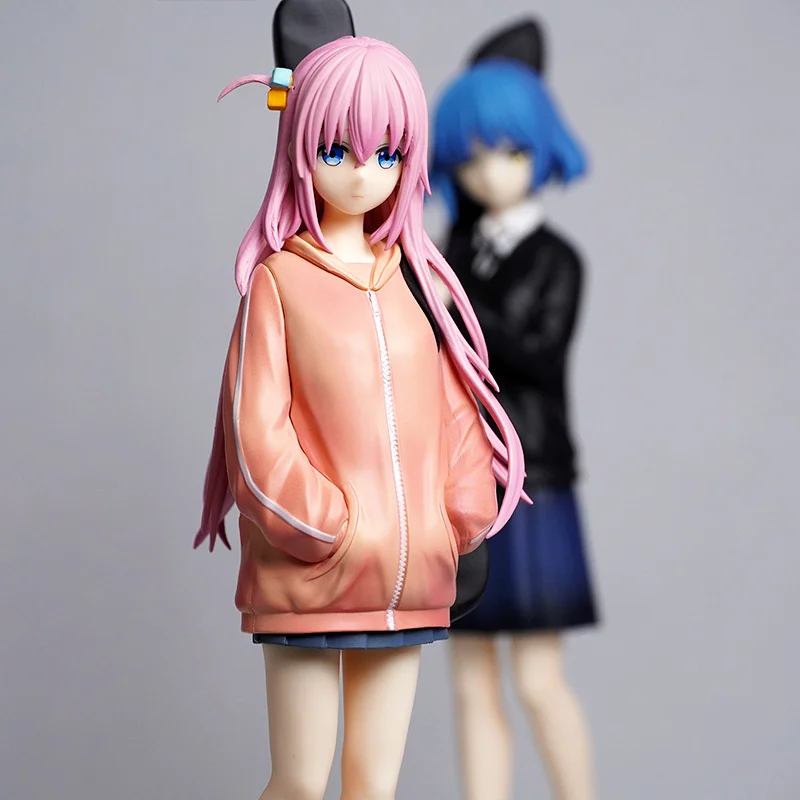 MY Ryo Little Hitori Bocchi the Rock! 24cm PVC Anime Merchandise Desktop Ornament Collectible Figure In Stock Replica Version