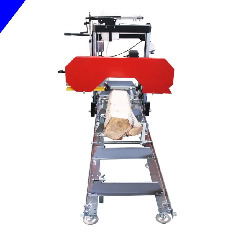 Horizontal band saw machine log cutting saw 2.2kw motor 220V