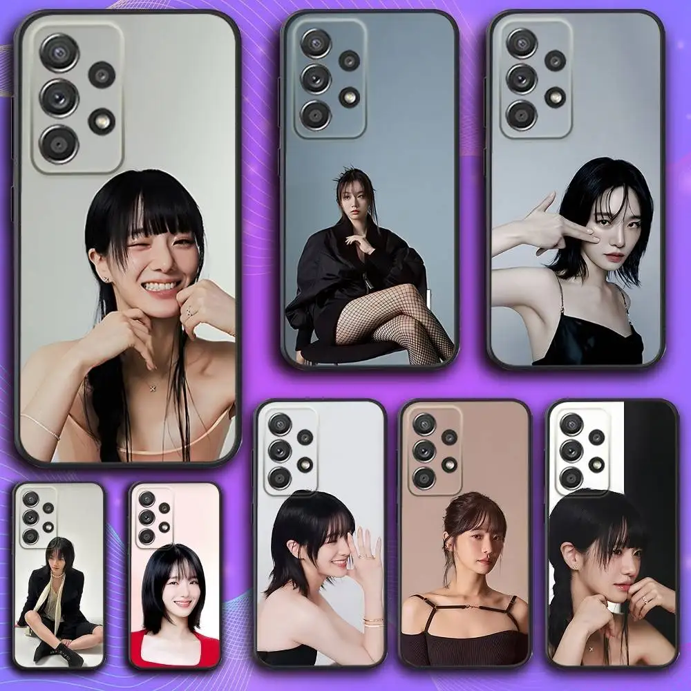 

Phone Case For Samsung S 25,24,23,22,30,21,10,9,Ultra,Plus,Lite,FE,4,5 G Soft P-Park Actor G-Gyu-young Black Case