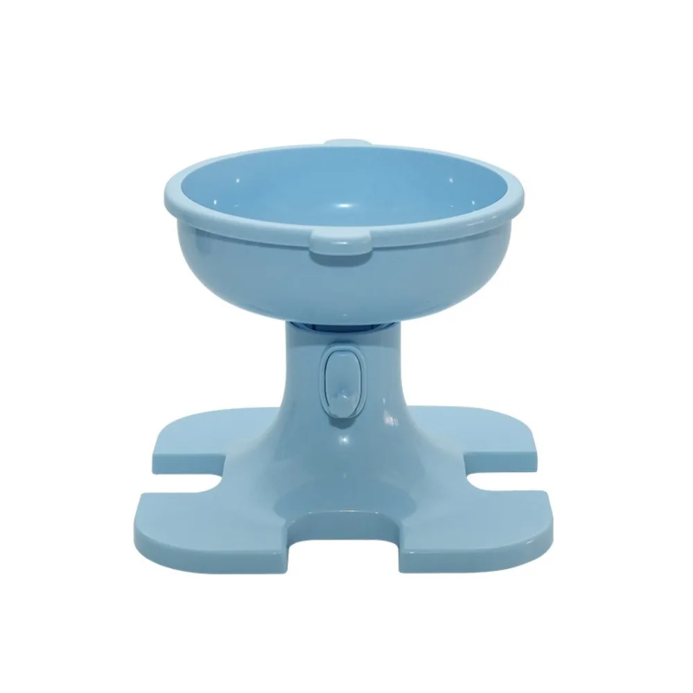 

Height Adjustable Raised Cat Bowl High Footed with Stand Dog Feeding Bowl Neck Protection Round Cat Food Plate Drink Water