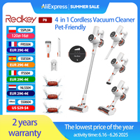 Redkey P8 Cordless Vacuum Cleaner 250W 25Kpa 4 in 1 Handheld Wireless Vacuum Cleaner for Car With Touch Screen Pet-friendly