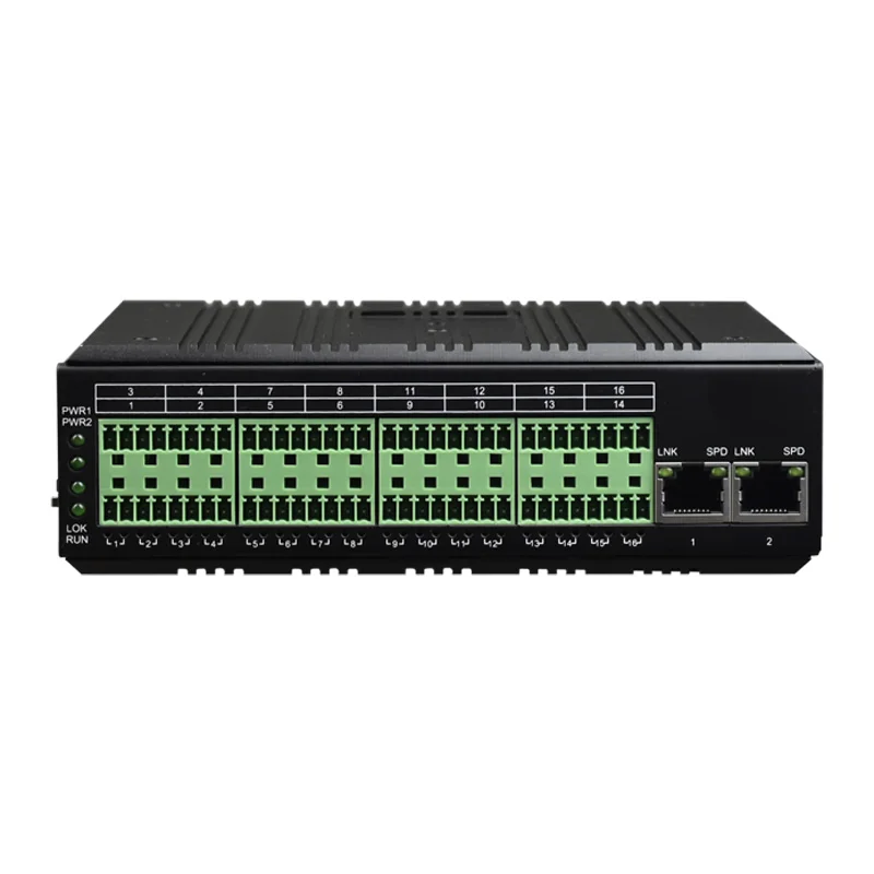 High Quality 8 Port Serial RS485 RS422 to Ethernet Server support Modbus RTU to Modbus Best Price TCP SSL MQTT Modbus Gateway