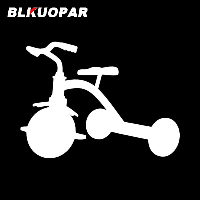 BLKUOPAR Children's Tricycle Car Sticker Fashionable Personality Waterproof Sunscreen Creative Graphics Car Door Decoration