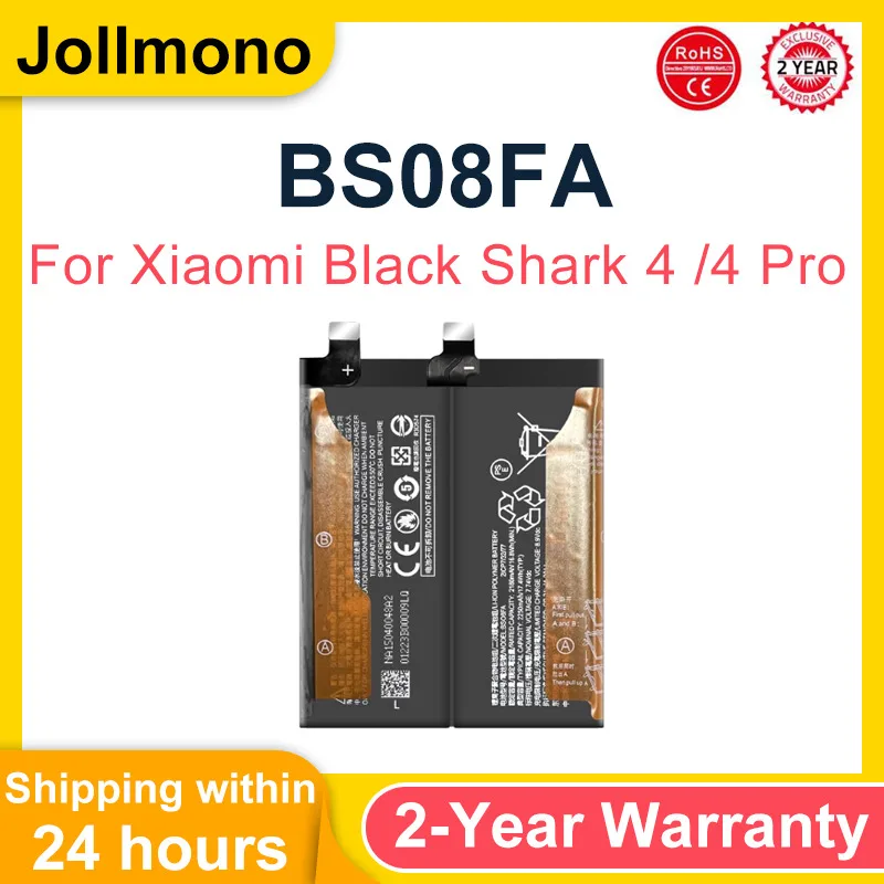 Nueva batería de teléfono Original BS08FA para Xiaomi Black Shark 4/4 Pro/4s BlackShark 4Pro PRS-A0 KSR-A0 baterías 2x2250mAh