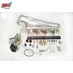 HP RACING Billet S13 SR20DET Intake Manifold w/ Fuel Rail and Throttle Body