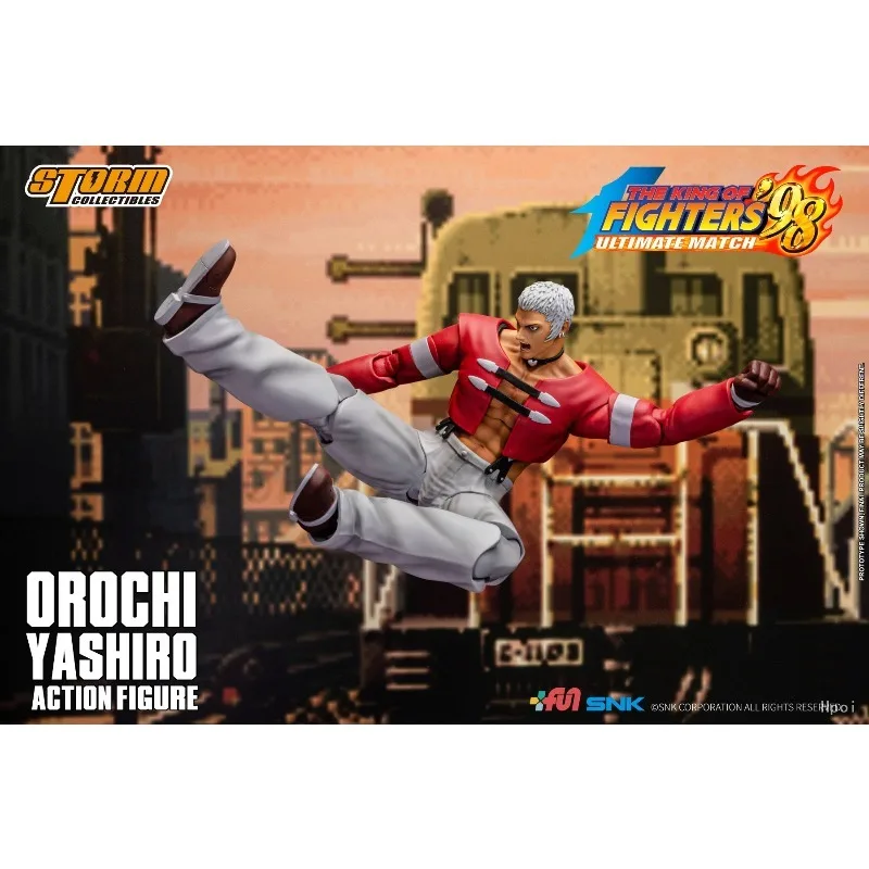 【En Stock】 coleccionables originales de tormenta OROCHI YASHIRO EL KING OF FIGHTER '98 UM Nanakase Yashiro 1/12 Anime figuras en miniatura de juguete