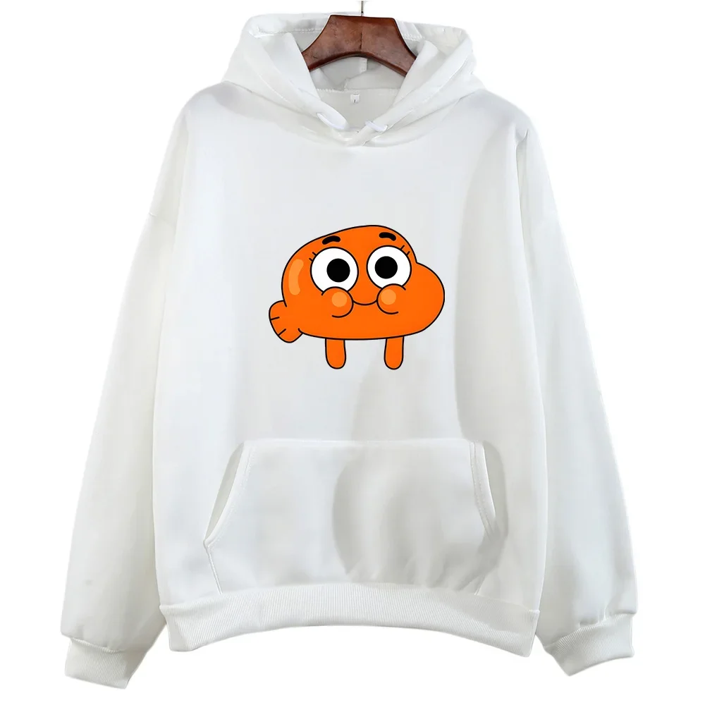 Gumball Wattersonn Cartoon Graphic Hoodies Autumn Women/men Long Sleeve Clothing Casual Fleece Pullovers High Quality Sweatshirt