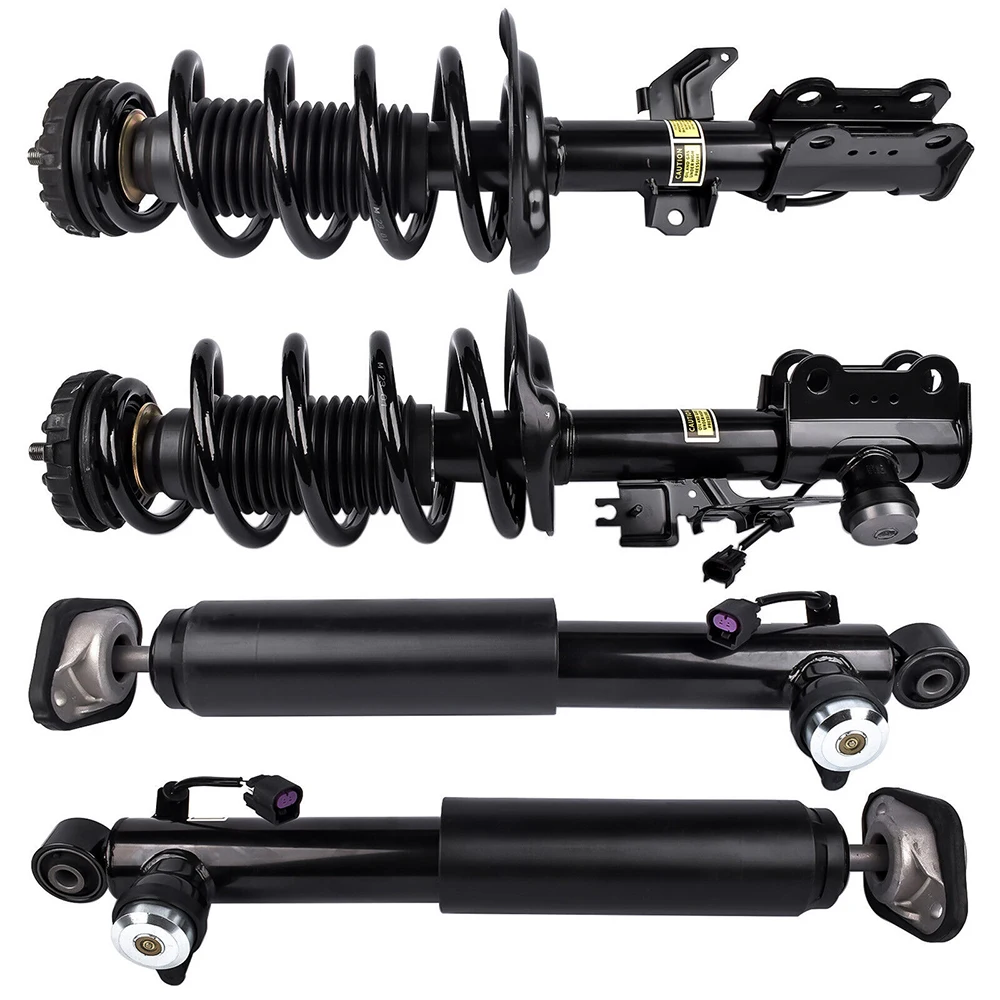 4X Front & Rear Shock Absorber Suspension Spring Strut Assembly W/ Electric for Cadillac SRX 2010-2016 22793799 22793801