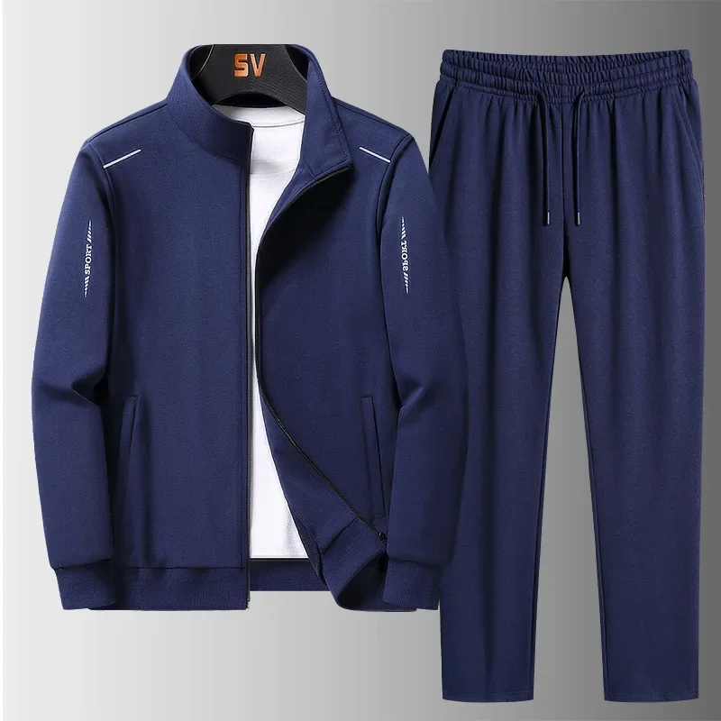 2024 New Men\'s Running Suit Long Sleeve Pants Suit Sports Suit Men\'s and Youth Casual Sportswear Suit Men Clothes Tracksuit Men