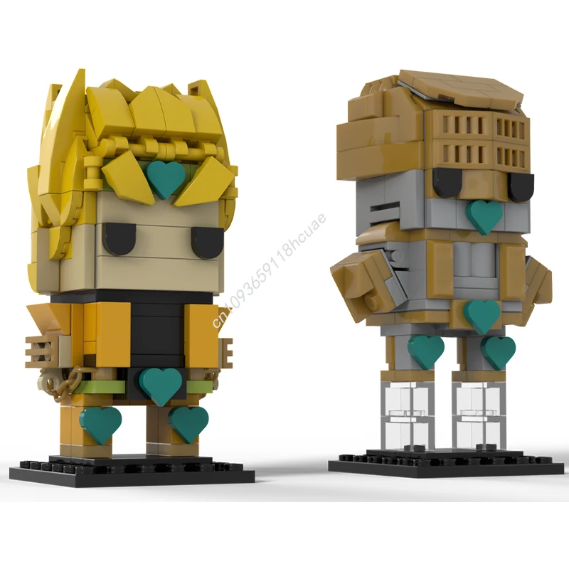 

335 шт. MOC DIOs & The Worldes Bloodline Hero Saga Adventure Brickheadz Строительные блоки Рождественский подарок Коллекционный дисплей DIY