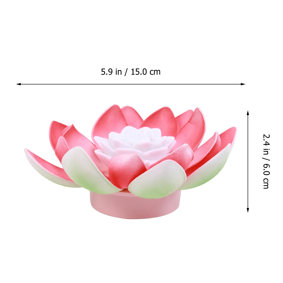 

Led Lotus Water Lily Lights White Artificial Flameless Pool Decor For Home Wedding Party Outdoor Waterproof Flower