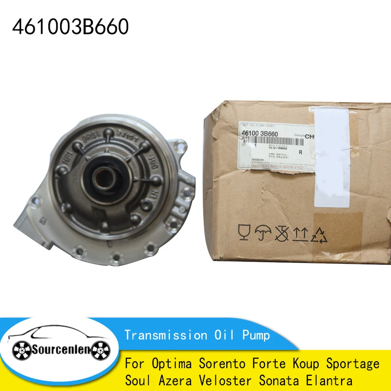 Transmission Oil Pump For Optima Sorento Forte Koup Sportage Soul Azera Veloster Sonata Elantra 461003B660 46100-3B660