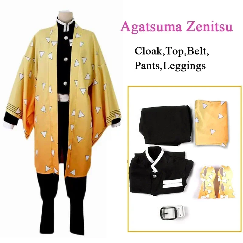 Disfraz de Demon Slayer para niños y adultos, Kimono de Kimetsu No Yaiba, Kamado, Nezuko, Kamado, Tanjirou, ropa de Halloween