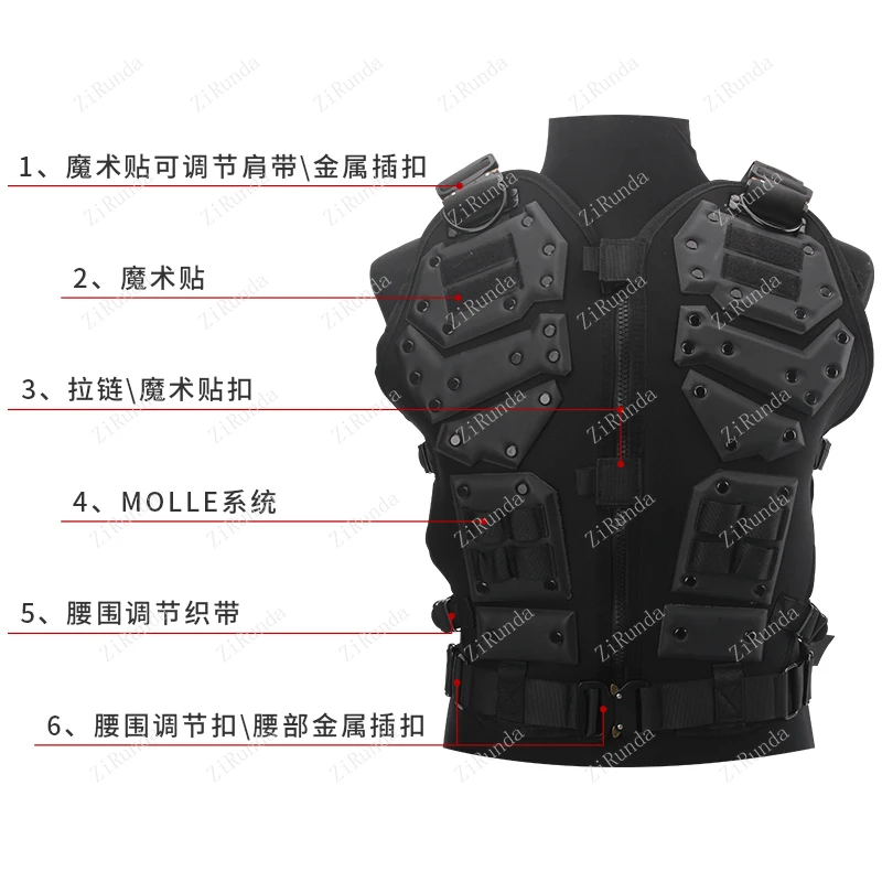 TransDevices DulglaSpecial-Équipement de protection léger TMC Skip GlaSoft Armor