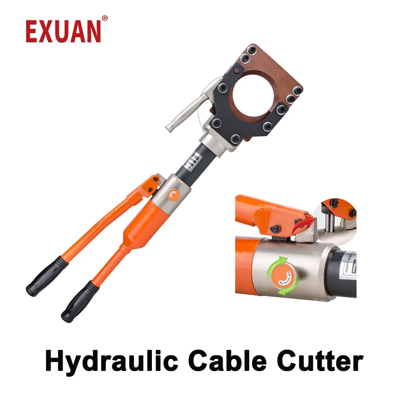 

CPC-50 Hydraulic Cable Scissors Fast Armored Cable Cutting Machine Integral Hydraulic tools Manual Cable Clamp Cutting Tools 7T