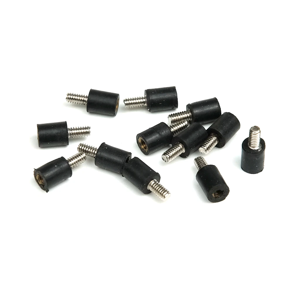 12 PCS M2/M3 FPV CC3D F3 F4 F7 Flight Controller FC Anti-Vibration Shock Absorbing Rubber Column Fixed Screw For RC DIY