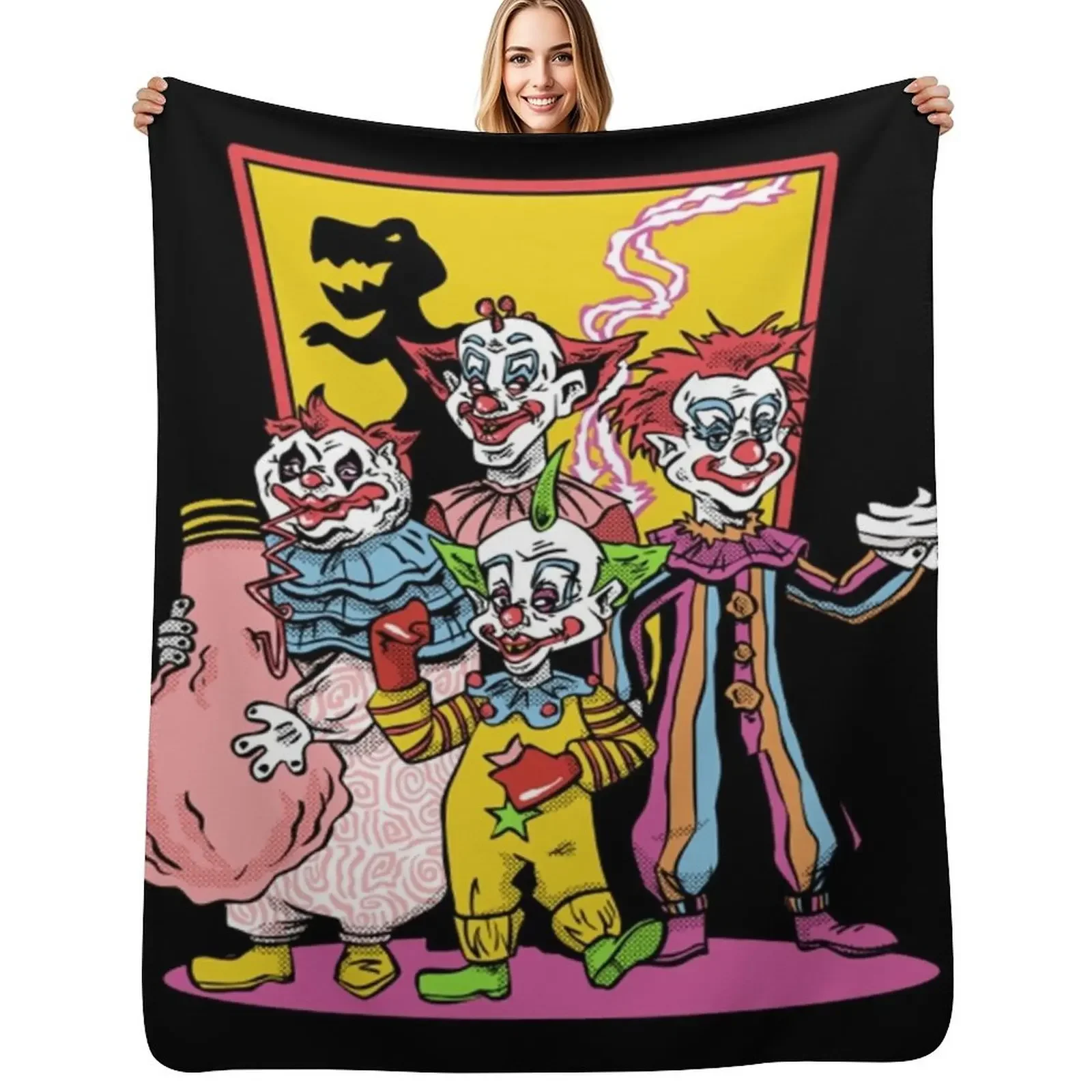 

Killer Klowns Shirt Throw Blanket Luxury St for babies For Baby Flannel Blanket