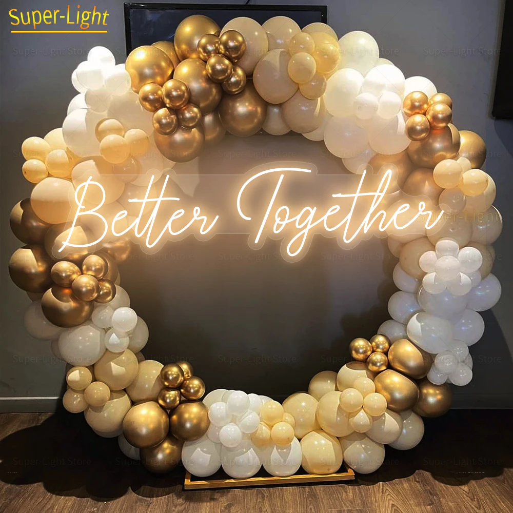 better together neon sign for room decoration grande led light sign decoracao da parede do quarto sinalizacao flexivel 100cm 01