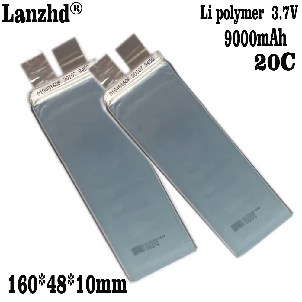 1-10pcs 3.7V Li ion Battery 40C Cell for Spot welder model plane 1048160 New Li-Polymer Rechargeable 3.85V 9000mAh