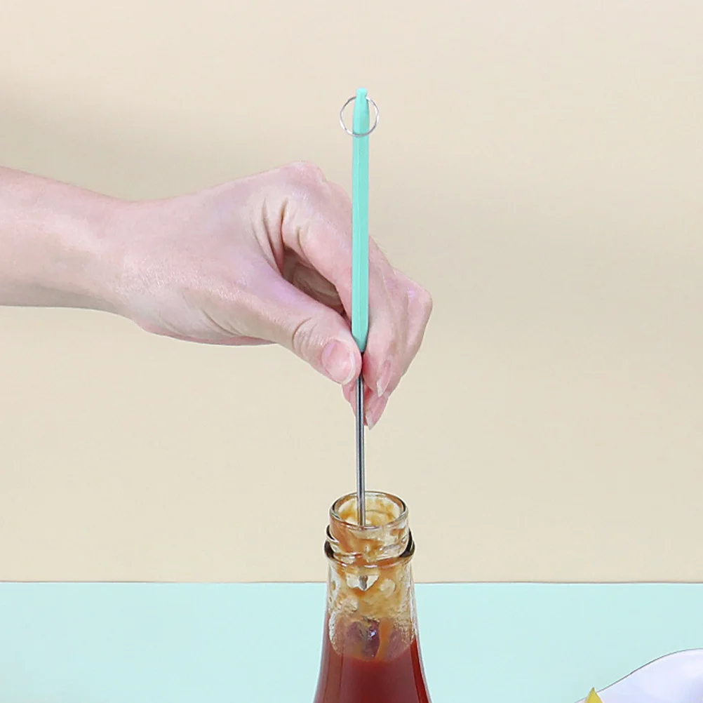 

8Pcs Jam Scrapers Stainless Steel Ergonomic Butter Honey Spatulas Kitchen Baking Tools Household Use Ketchup Spatula