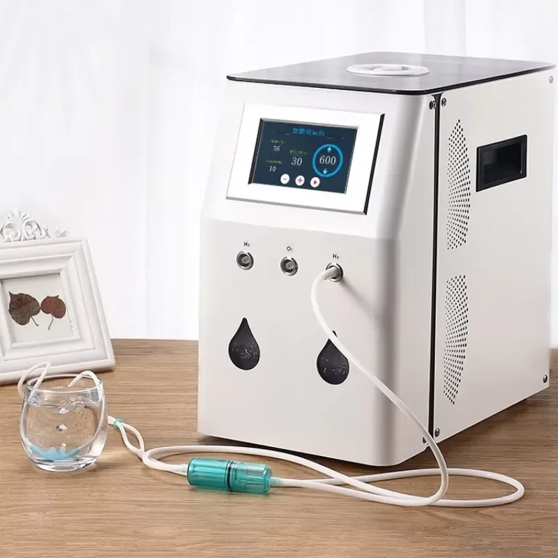 Home Inhaler 300ml 600ml 900ml H2 Alkaline Water Ionizer Hydrogenation Equipment Electrolyzer Generator for Home Use