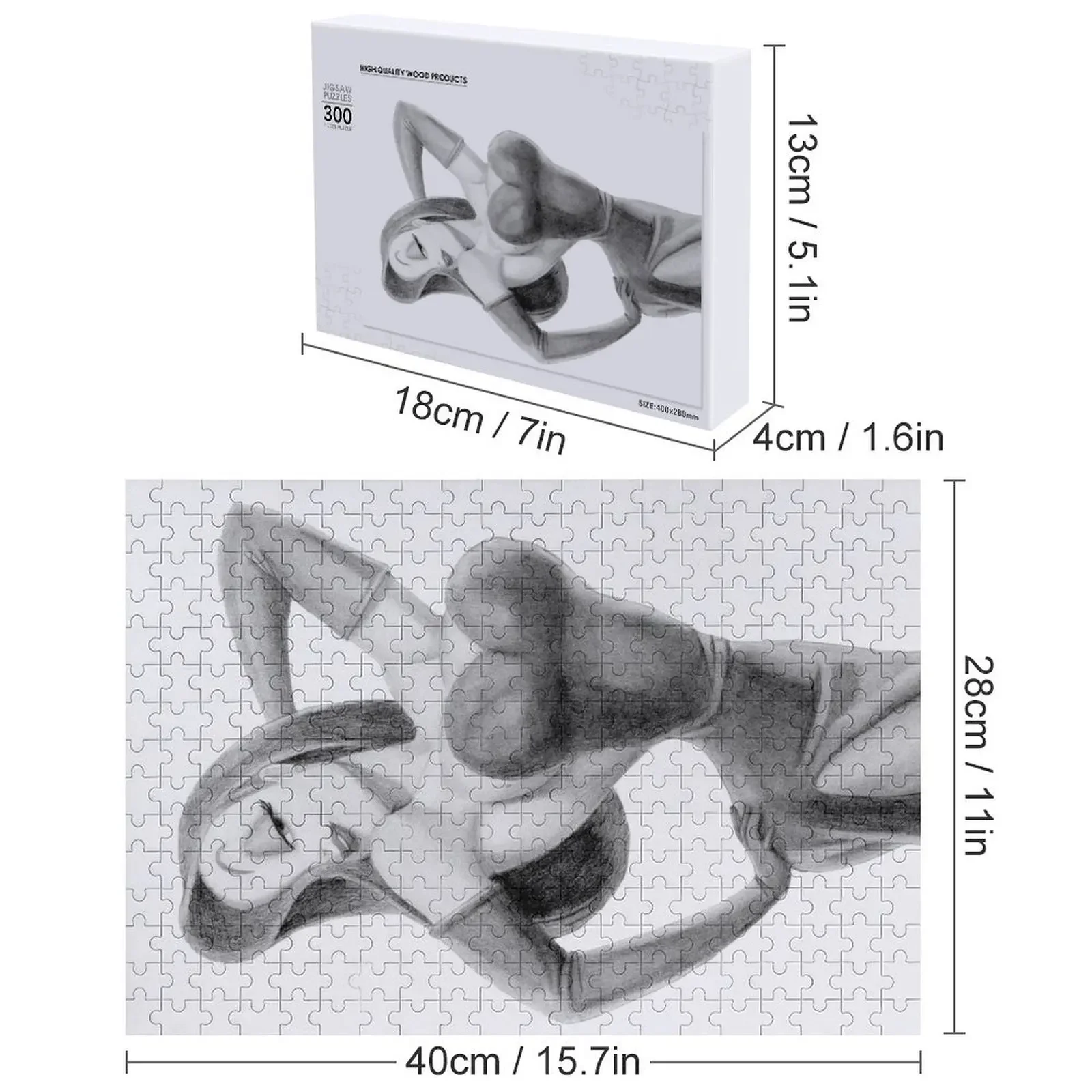 Джессика Кролик Пазл Детская Игрушка На Заказ Деревянное Имя Персонализированные Игрушки Пазл