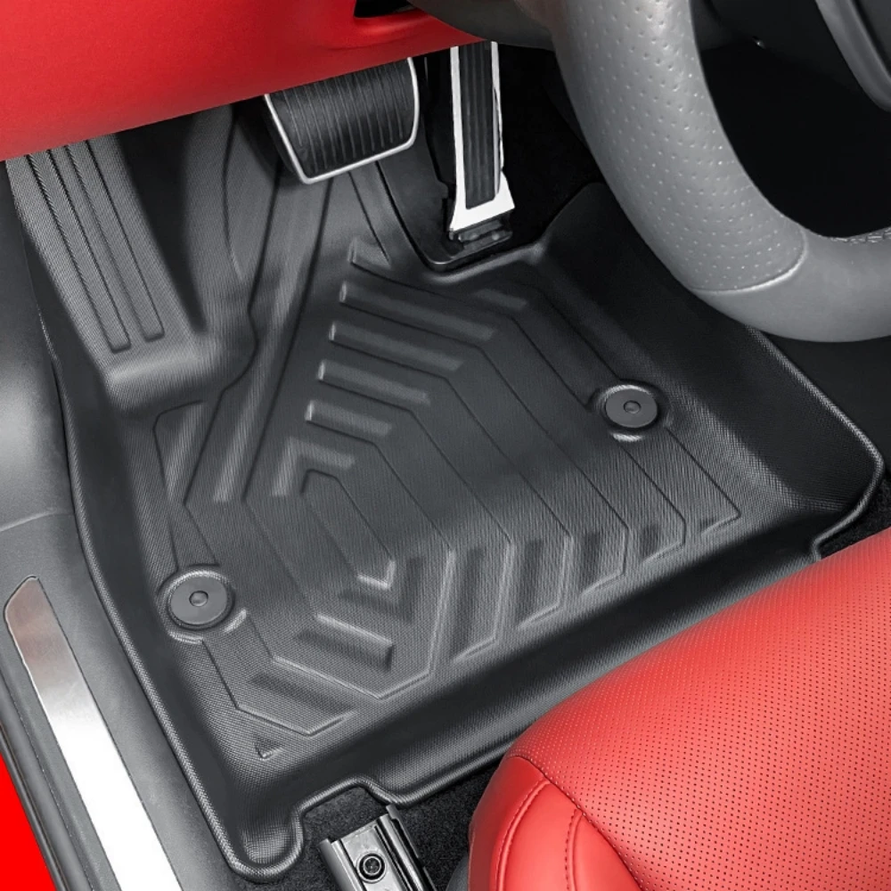 Für AITO M5 Seres M5 2022-2025 TPE 3D Autofußmatten Bodenteppiche Kofferraumauskleidung Wasserdichte Allwetter-Zubehörteile LHD – Detail 2
