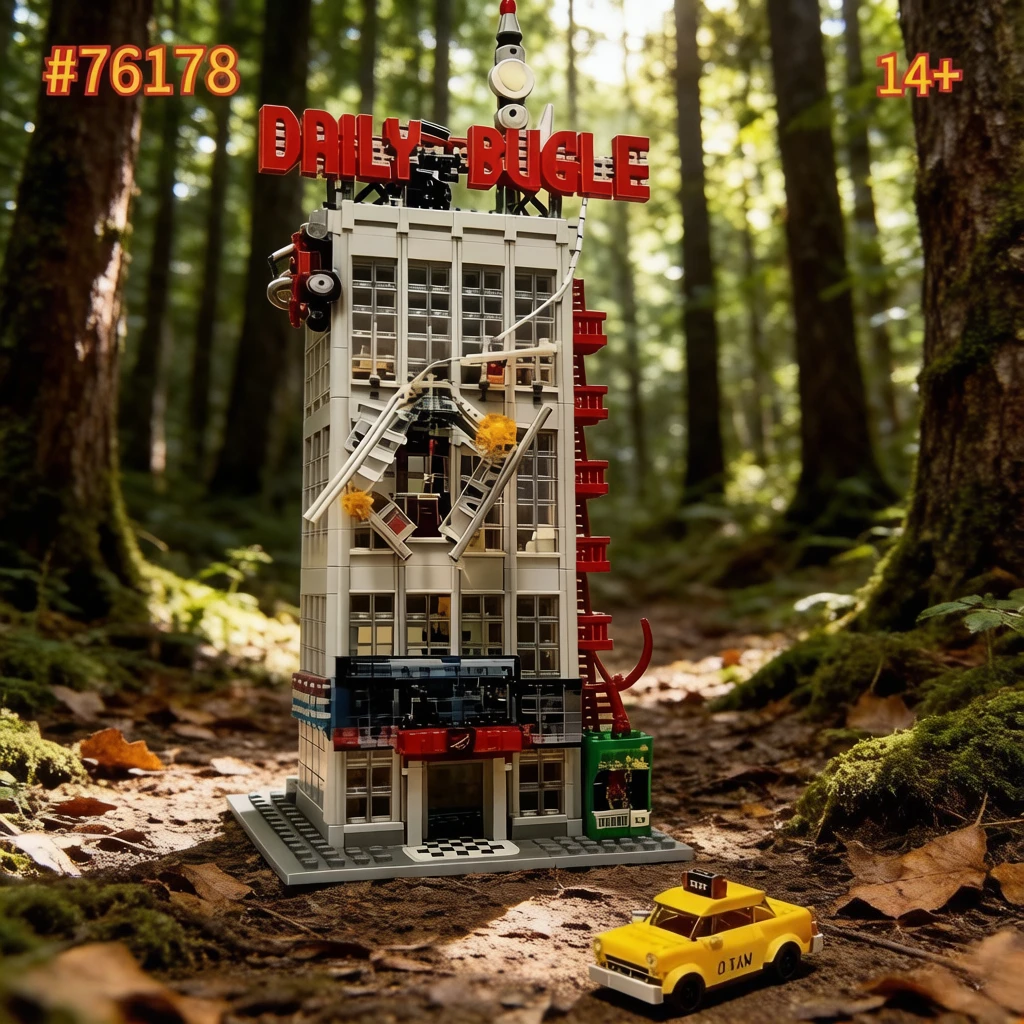 

The Daily Newspaper Office 3772 Pcs Building Blocks Sets 76178 Compatible with Legoed Particles Suitable for Christmas Gifts