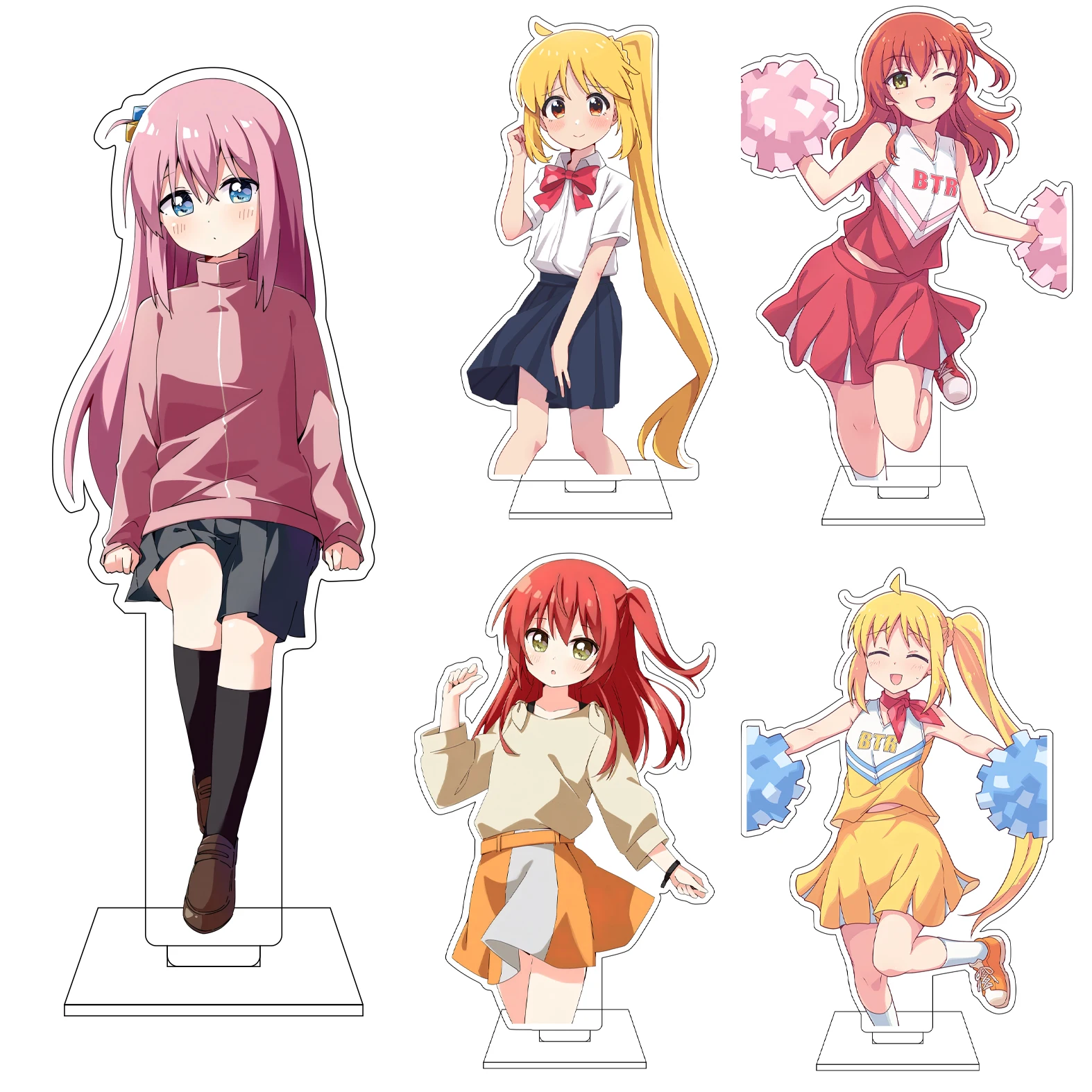 

16CM Anime BOCCHI THE ROCK! Cosplay Acrylic Figure Stand Plate Gotoh Hitori Ijichi Nijika Yamada Ryo Kita Ikuyo Ornaments Gifts