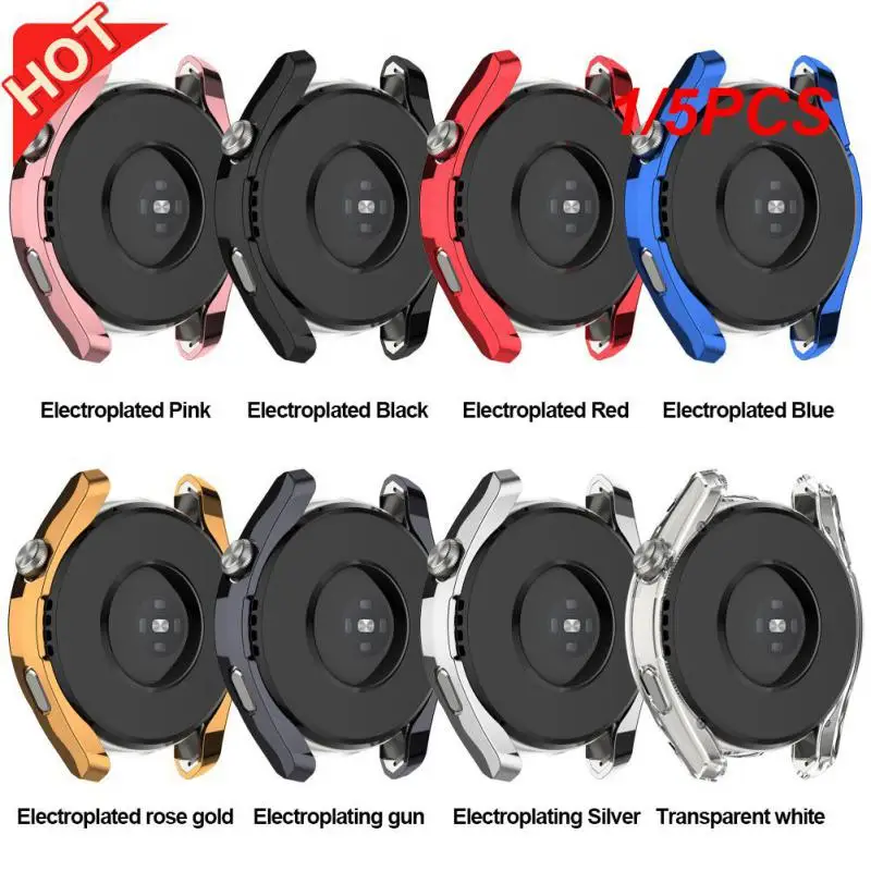 1/5PCS Protective Bumper Electroplated Tpu Soft Rubber For Watch3 Protective Cover Ultra-thin Accessories