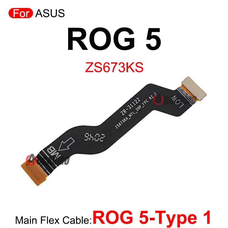 For ASUS ROG Phone 5 Rog5 ZS673KS NFC Mainboard Connect Small Board Fingerprint Fan Power Fingerprint Vibrator Motor Flex Cable