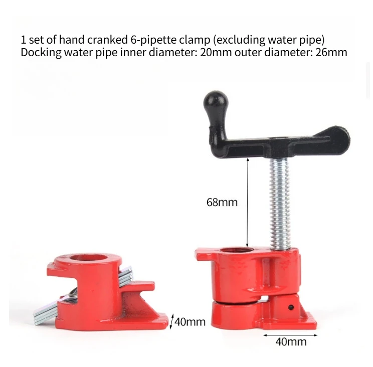 Woodworking Tool Wood Gluing Pipe Clamp Heavy Duty Wood Gluing Pipe Clamp Set Professional