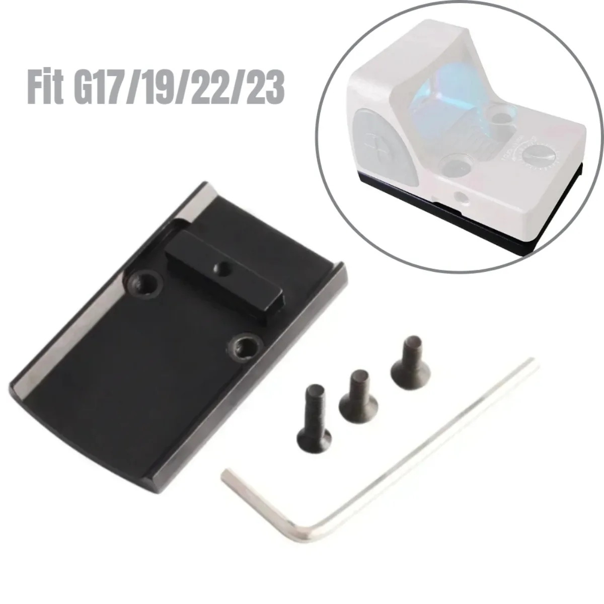 Tactical G-series Plate Base Mount Fit G17/19/22/23 VI SM Red Dot Sight Hunting Accessories