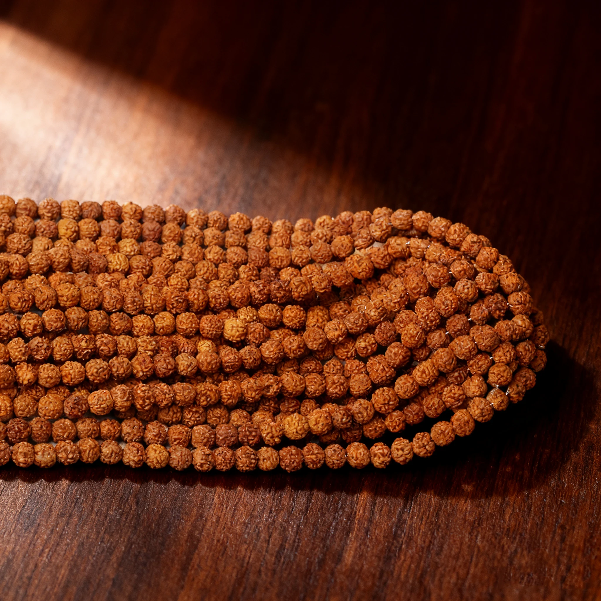 Natural Rudraksha Mala Necklace 108 Beads Meditation Jewelry 6-14mm Yoga Bracelet Buddhist Beads DIY Accessories Jewelry Making